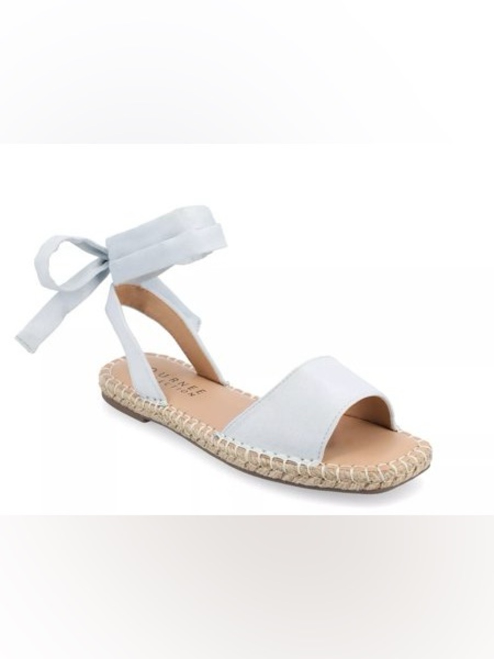 Journee Emelie Espadrille Sandal Light Blue